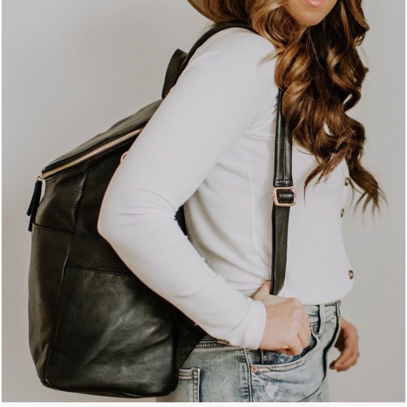 COPY - RAINA Co. leather backpack / diaper bag - Picture 7 of 9